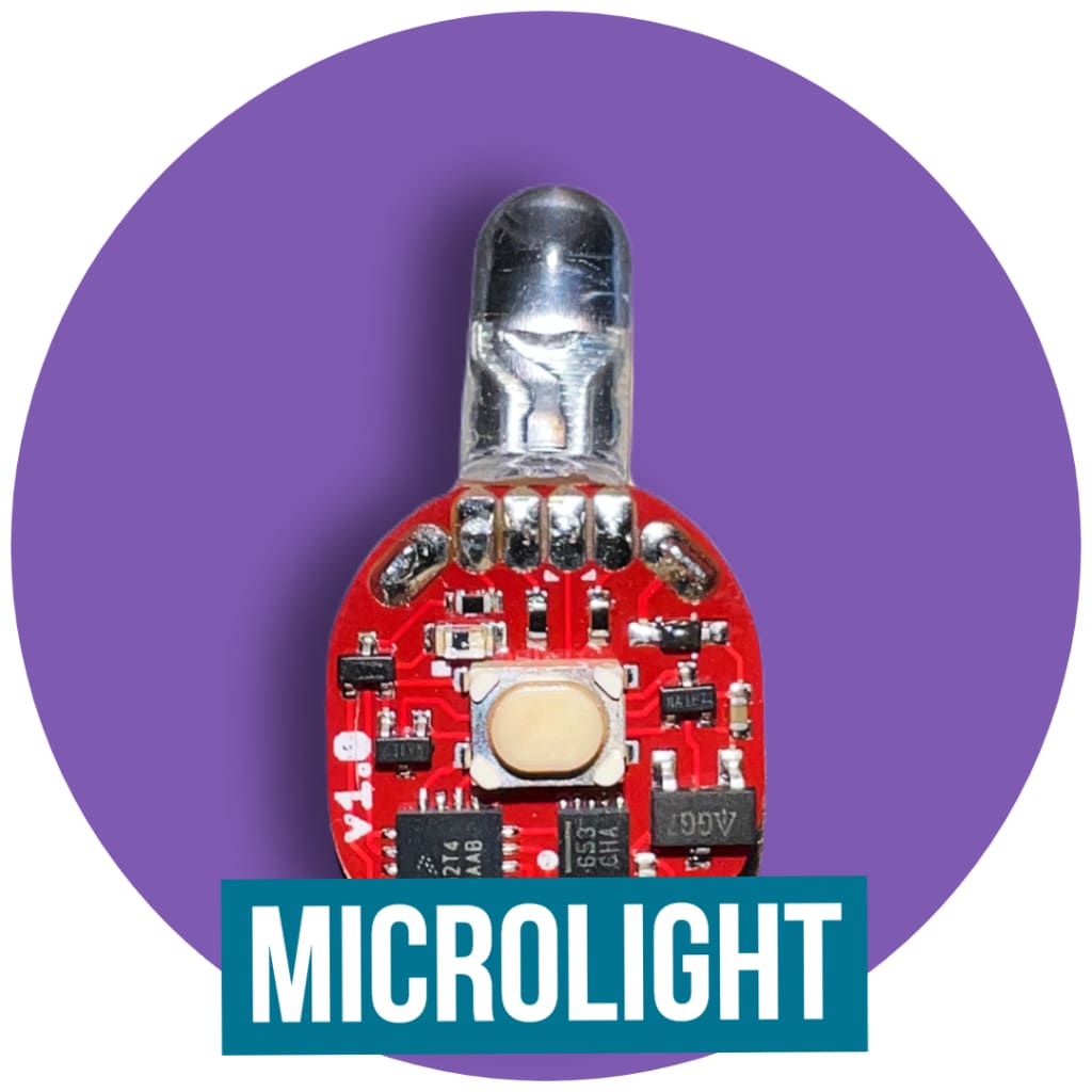 Atom Motion Reactive LED Microlight (Frosted Bulb) - Futuristic Lights