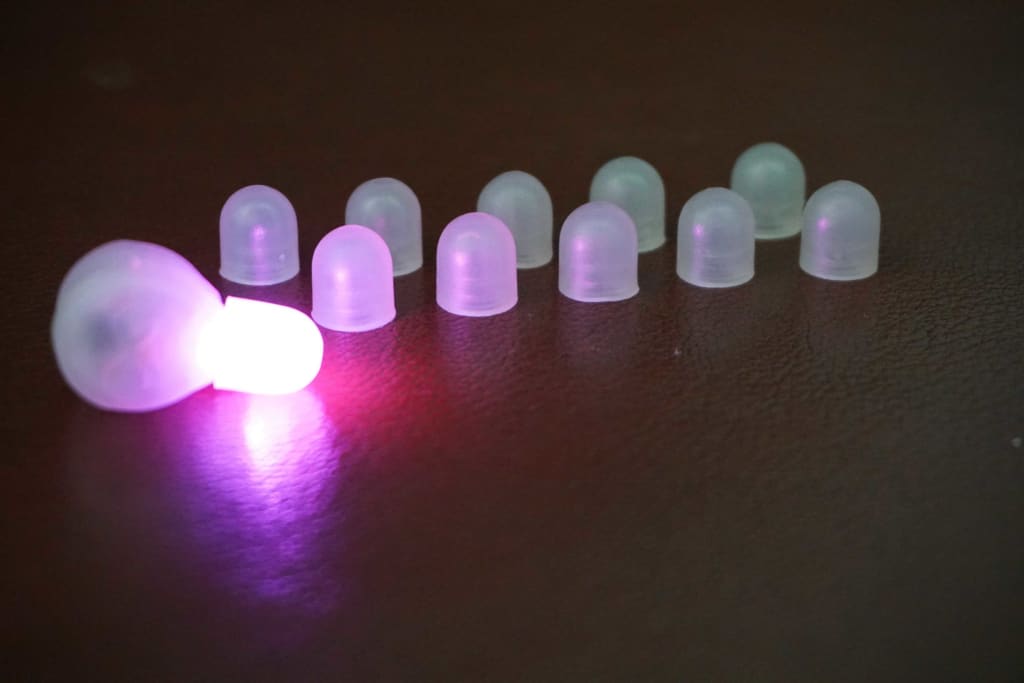 Bullet LED Glove Light Diffuser - 10 Pack - Futuristic Lights