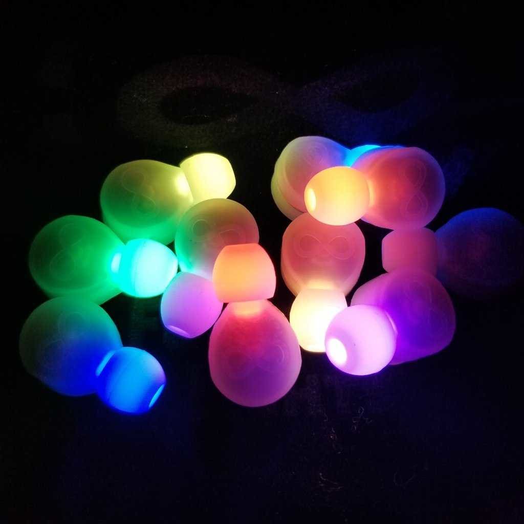Futuristic Lights Clear LED Gloves Casing - 10 Pack - Futuristic Lights