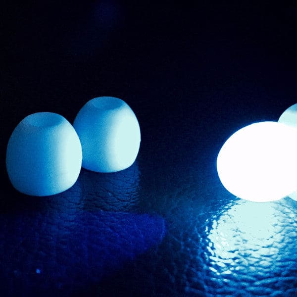 Futuristic Lights Frosted White Pod Fisheye Diffusers - 10 Pack - Futuristic Lights