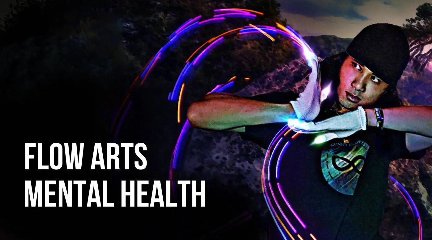 Discover Flow Arts: A Path to Mental Wellness and Community - Futuristic Lights