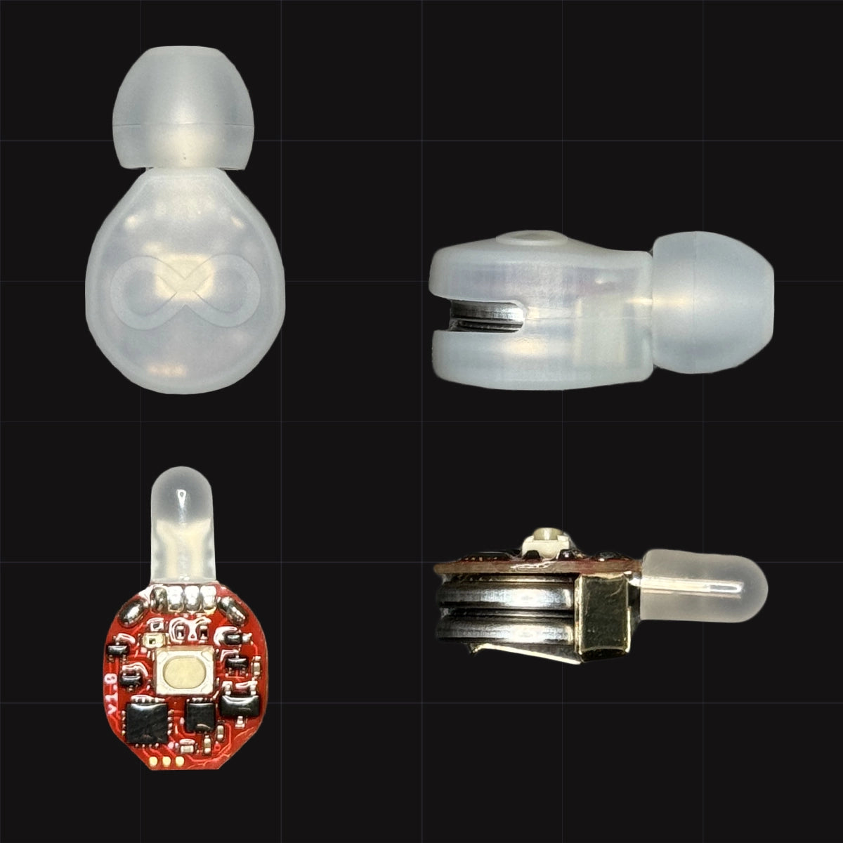 Atom Motion Reactive LED Microlight (Frosted Bulb)