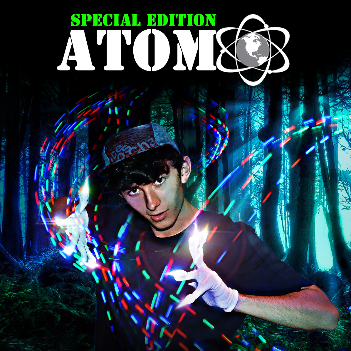 SE Atom Motion Reactive C2C LED Light Gloves | Futuristic Lights