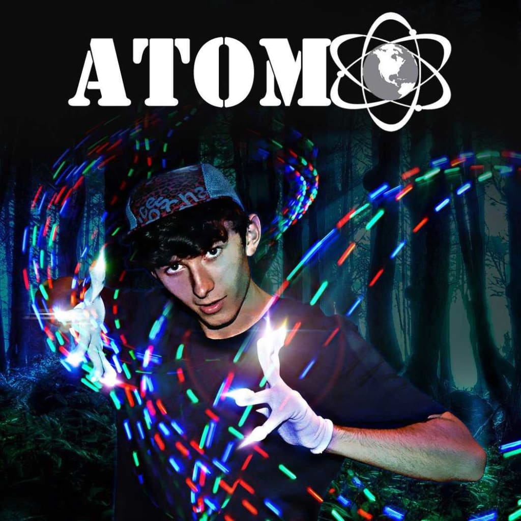 Atom Motion Reactive LED Light Gloves (Frosted Bulb) - Futuristic Lights